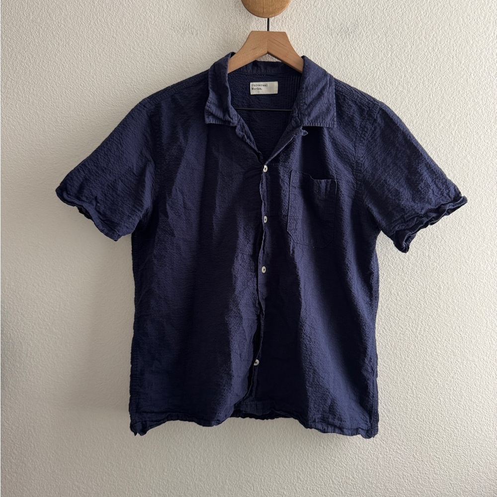 Universal Works Button Down Short Sleeve Shirt
